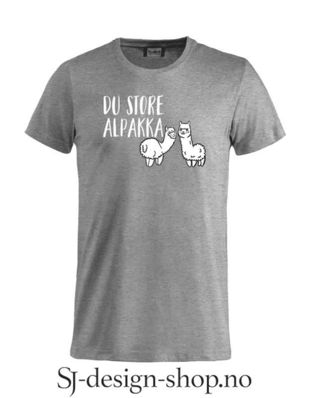 Du store alpakka