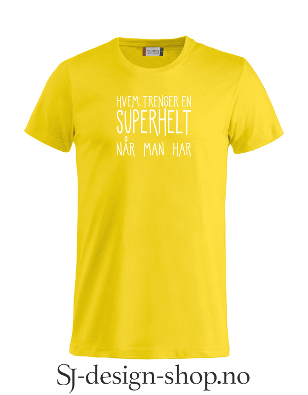 Hvem trenger en superhelt...