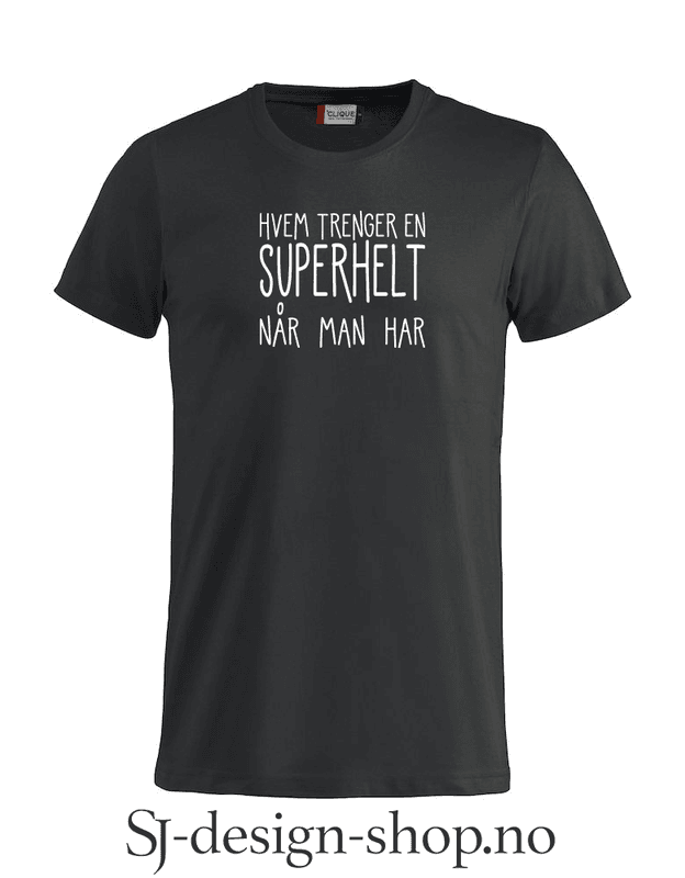 Hvem trenger en superhelt...