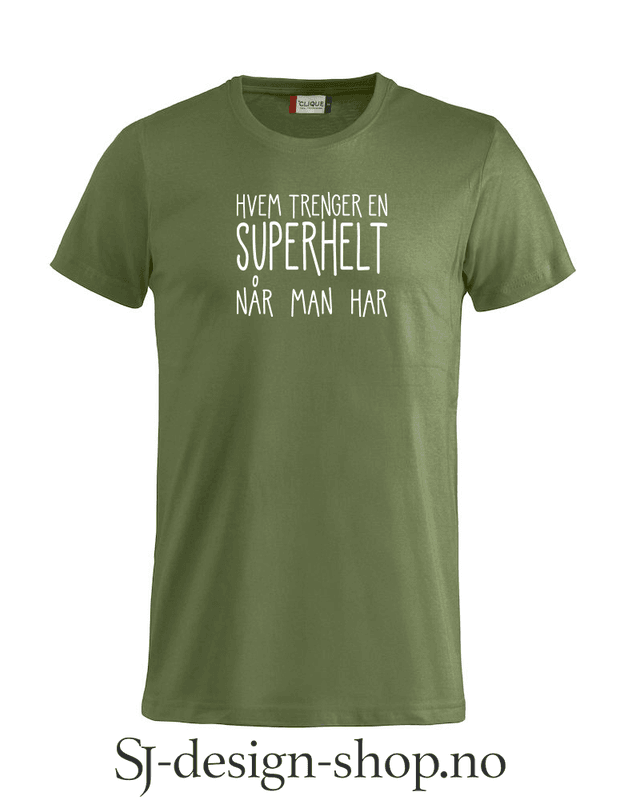 Hvem trenger en superhelt...